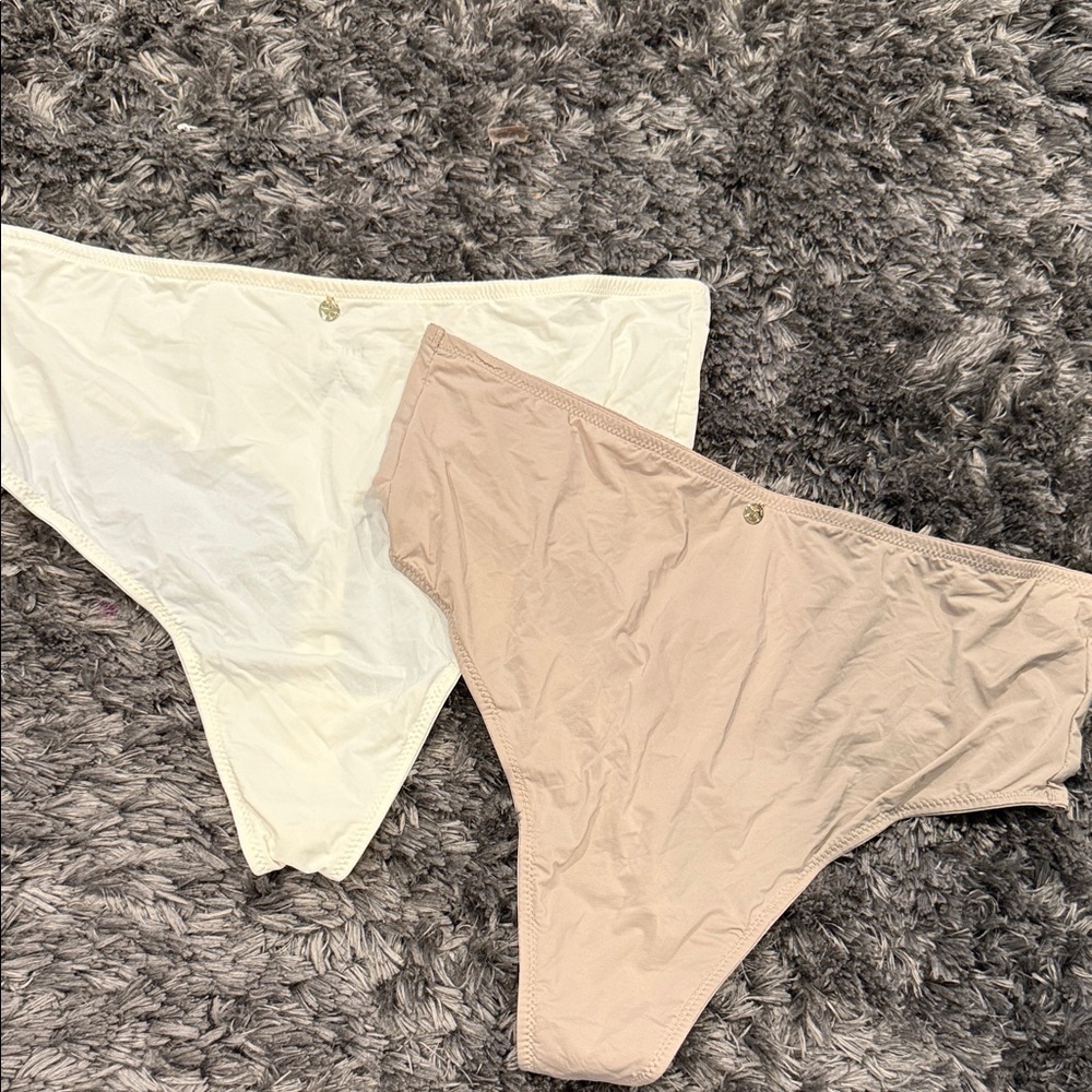 3 Pairs!! VENUS Women's Panties in Cream,Tan & Blk